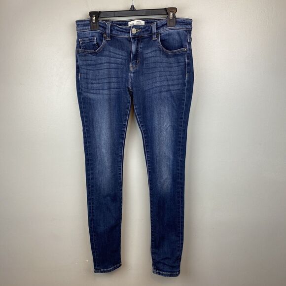 BKE Payton Jeans Womens 27x31.5 Blue Mid Rise Skinny Stretch Denim Universal Fit - Picture 1 of 11